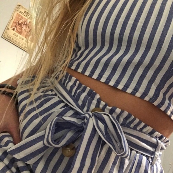 Two piece crop top and skirt combo - Picture 9 of 9